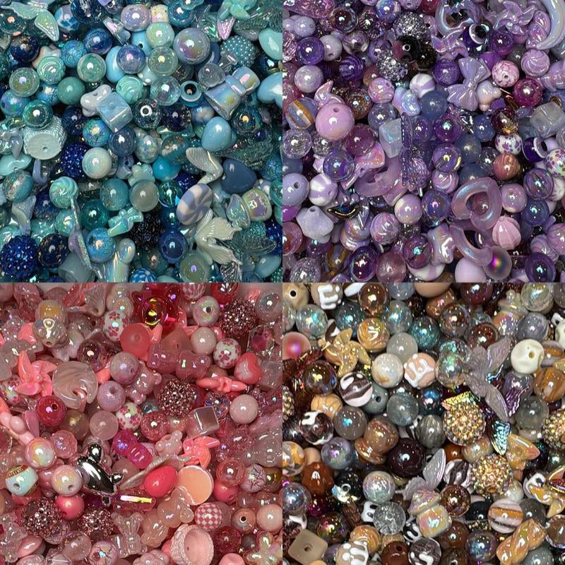 Beads by Theme for Beadable Pen - DIY Mixed Beads for Crafting and Writing - High-Quality Bead Mixes - Sizes 12-20Mm - Perfect for Creative Projects