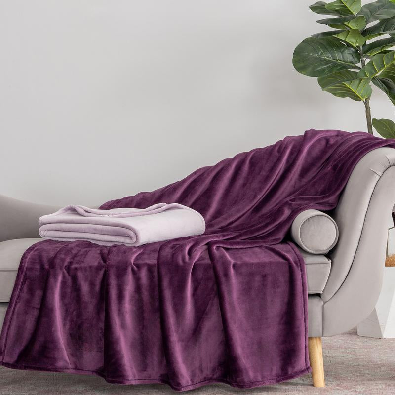 Berkshire S/2 60X70 Velvetsoft Plush Throws with Gift Boxes