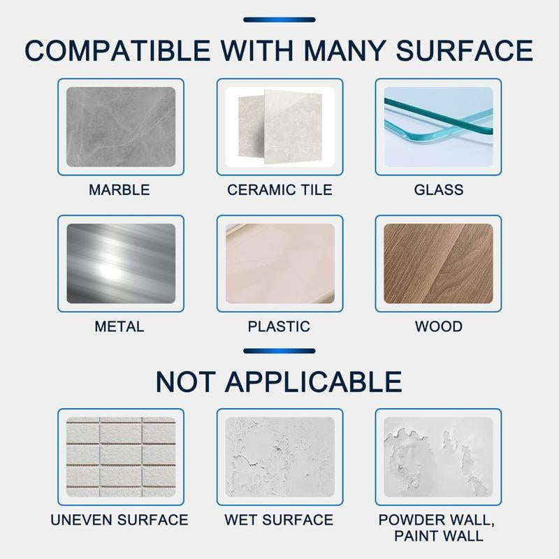 Hanging Adhesive Strips Clear Mounting Tape Picture,Double Sided Tape Heavy Duty(9.85Ft),Nano Double Sided Adhesive Tape,High-Strength Adhesive Tape Suitable for Daily Use in Offices, Home Kitchens, and Dormitories.