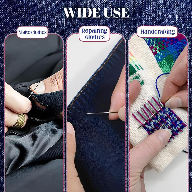 Oceantree Sewing Needles Kit 36Pcs/34Pcs Needle and Thread Kit with Upholstery Thread Needles Sewing Awl Seam Ripper for Car Seats Carpets Shoes Backpacks DIY Crafting