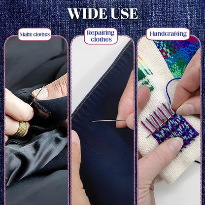 Oceantree Sewing Needles Kit 36Pcs/34Pcs Needle and Thread Kit with Upholstery Thread Needles Sewing Awl Seam Ripper for Car Seats Carpets Shoes Backpacks DIY Crafting