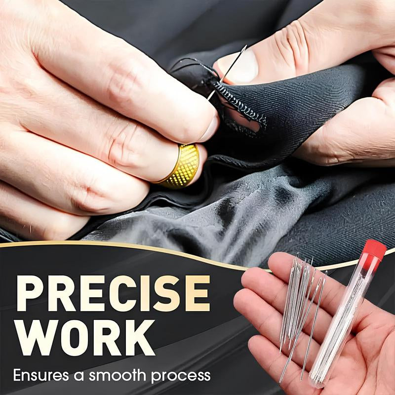 Oceantree Sewing Needles Kit 36Pcs/34Pcs Needle and Thread Kit with Upholstery Thread Needles Sewing Awl Seam Ripper for Car Seats Carpets Shoes Backpacks DIY Crafting