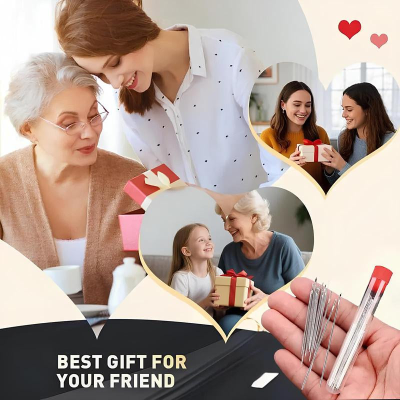 Oceantree Sewing Needles Kit 36Pcs/34Pcs Needle and Thread Kit with Upholstery Thread Needles Sewing Awl Seam Ripper for Car Seats Carpets Shoes Backpacks DIY Crafting