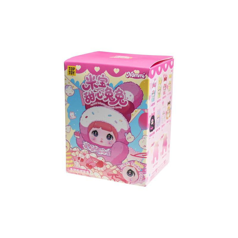 CALEMBOU Nommi Sweet Bunny Series Plush Blind Box, Kawaii Handbag Keychain Stuffed Blind Box, Cute Surprise Toy Mystery Vinyl Plush Soft Toys Collectible for Birthday Gift