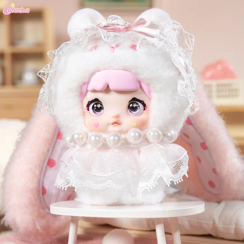 CALEMBOU Nommi Sweet Bunny Series Plush Blind Box, Kawaii Handbag Keychain Stuffed Blind Box, Cute Surprise Toy Mystery Vinyl Plush Soft Toys Collectible for Birthday Gift