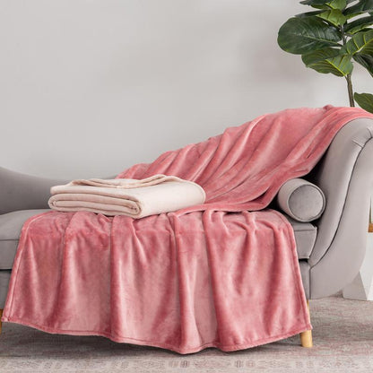 Berkshire S/2 60X70 Velvetsoft Plush Throws with Gift Boxes