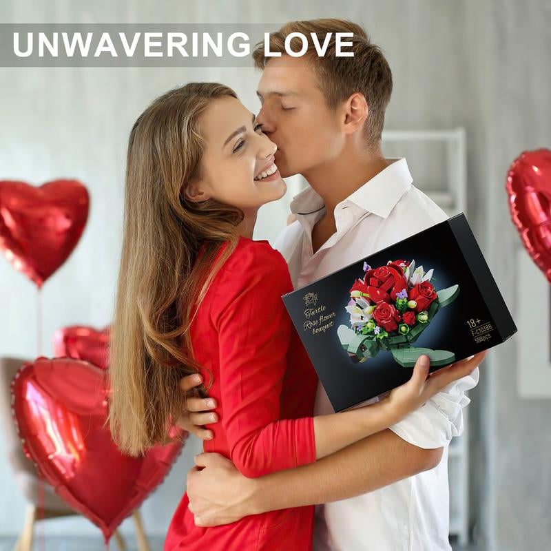 Turtle Planter Brick Set – Creative Building Kit for Kids & Adults, Nature-Themed Desk Decor, Fun Gardening Toy for Plant Lovers & Brick Collectors