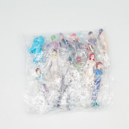 12-Piece Figurine Set (Bagged) – Anime Model Toy Decorations, Perfect for Home Collections and Office Desk Display. These Unique Small Model Toys (5.3–11.5 Cm) Are Artistic Collectibles and Make an Excellent Gift for Christmas and New Year.