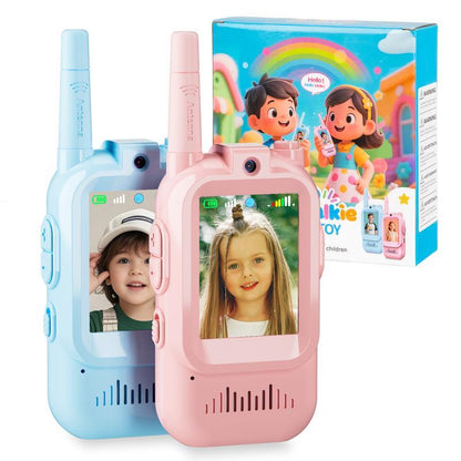 Children'S Walkie Talkies Kids Toys Games with Colorful Design and Easy-To-Use Features for Fun Communication Kids Long Range Walkie Talkies