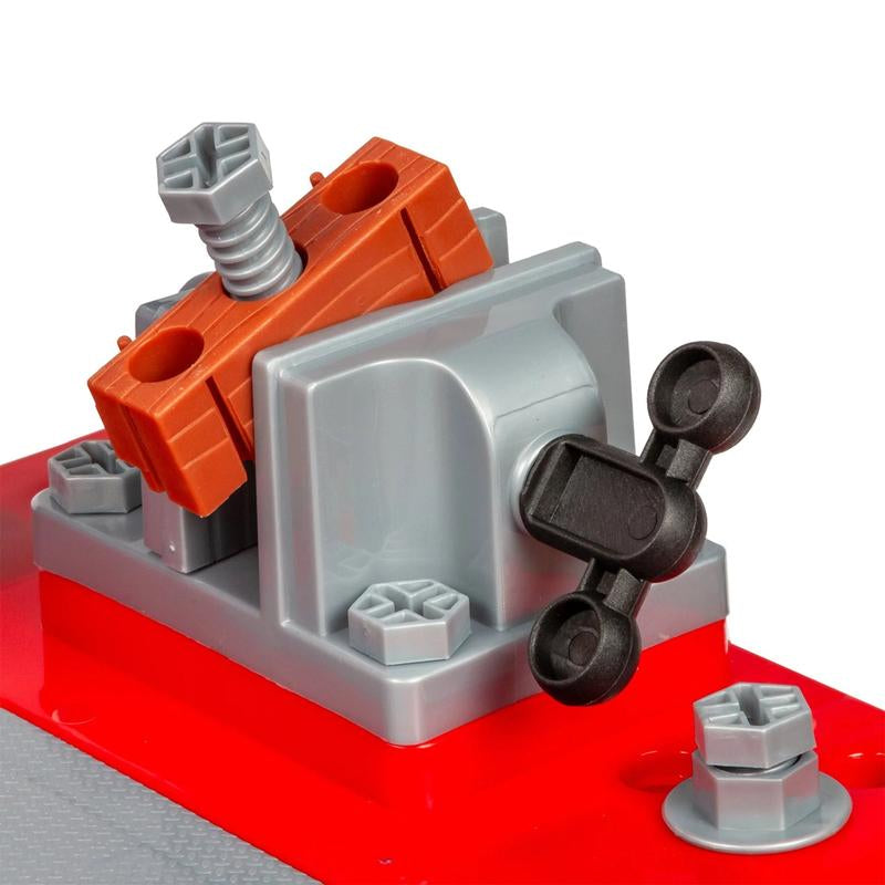 Marvel Spider-Man Tool Bench Playset, Team Nascar Pit Stop Playset with Take Apart Car 84 Pieces - Pretend Play Toy