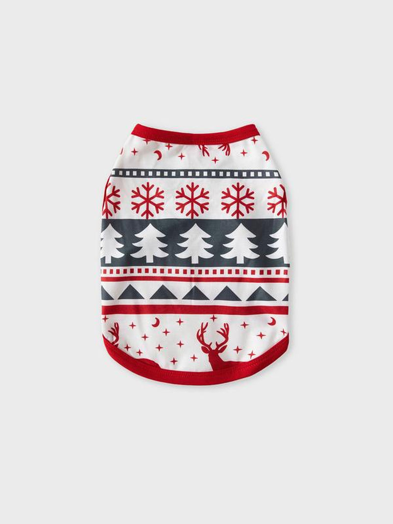 Patpat Christmas Pajamas Soft & Stretchy Fair Isle Reindeer Family Christmas Pajamas Matching Sets Christmas Tree Patterned Sleepwear Soft and Fun Xmas PJS for Women Men Couples Adult Kids Dogs,Cute Pajama,Cozy Pajamas Spingtok