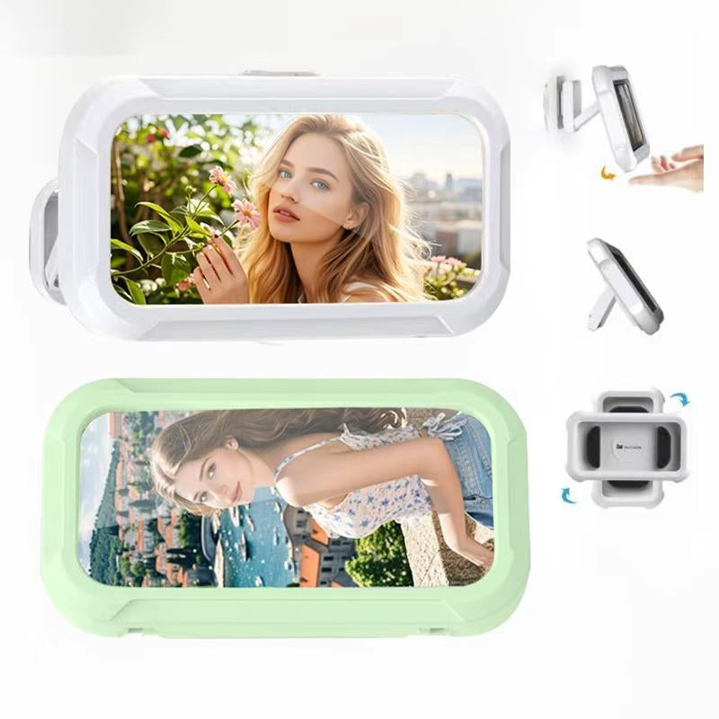 360° Rotating Shower Phone Holder – Wall-Mounted, Fits 4"–7" Phones, Waterproof & Secure Stand Stick Phone Holder Magnetic Phone Holder Phone Sticky Grip