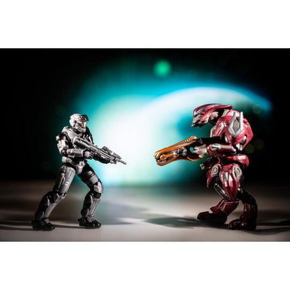 Halo Noble Six and Elite Zealot 2-Pack - Collectible Figures with Unique Design and Features