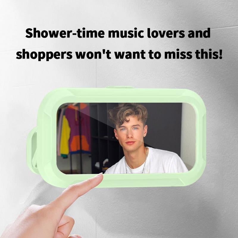 360° Rotating Shower Phone Holder – Wall-Mounted, Fits 4"–7" Phones, Waterproof & Secure Stand Stick Phone Holder Magnetic Phone Holder Phone Sticky Grip