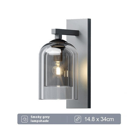 Nordic Wall Lamp Designer Villa Living Room Hotel Aisle Staircase Balcony Bedside Creative Glass Lamps