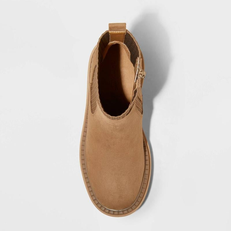 Universal Thread Women'S Chunky Heel Ankle Sock Boots Memory Foam