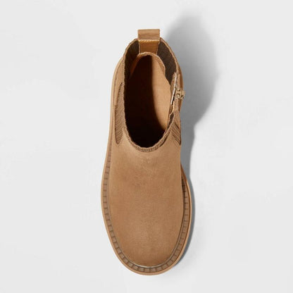 Universal Thread Women'S Chunky Heel Ankle Sock Boots Memory Foam