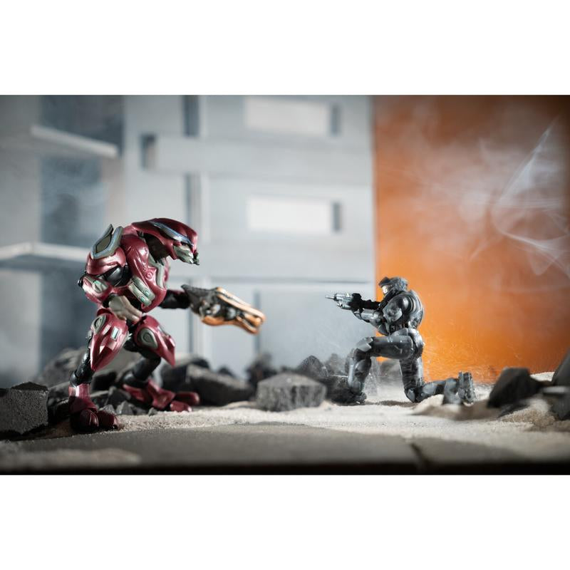 Halo Noble Six and Elite Zealot 2-Pack - Collectible Figures with Unique Design and Features
