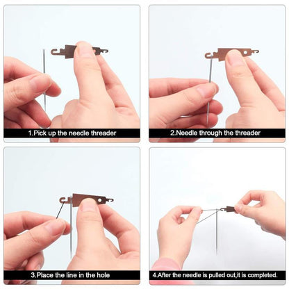 Oceantree Sewing Needles Kit 36Pcs/34Pcs Needle and Thread Kit with Upholstery Thread Needles Sewing Awl Seam Ripper for Car Seats Carpets Shoes Backpacks DIY Crafting