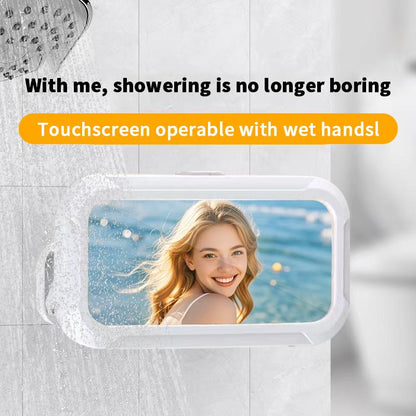360° Rotating Shower Phone Holder – Wall-Mounted, Fits 4"–7" Phones, Waterproof & Secure Stand Stick Phone Holder Magnetic Phone Holder Phone Sticky Grip