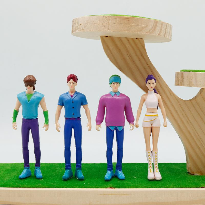 12-Piece Figurine Set (Bagged) – Anime Model Toy Decorations, Perfect for Home Collections and Office Desk Display. These Unique Small Model Toys (5.3–11.5 Cm) Are Artistic Collectibles and Make an Excellent Gift for Christmas and New Year.