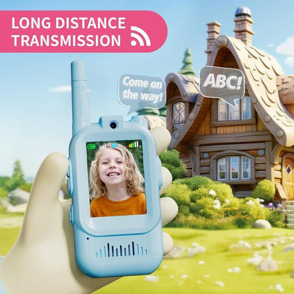Children'S Walkie Talkies Kids Toys Games with Colorful Design and Easy-To-Use Features for Fun Communication Kids Long Range Walkie Talkies