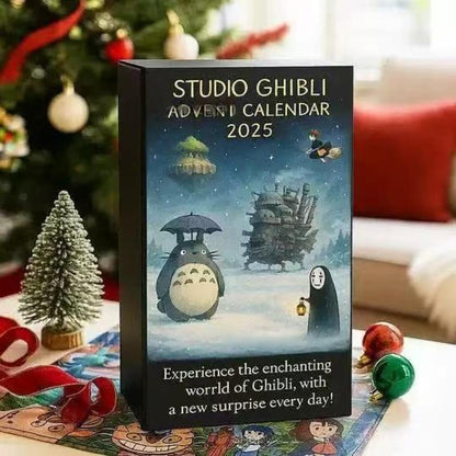 Studio Ghibli Anime Advent Calendar, 3D Blind Box Collectible Toy Set, Classic Animation Characters, Perfect Gift for Fans & Kids