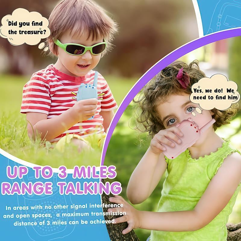 Children'S Walkie Talkies Kids Toys Games with Colorful Design and Easy-To-Use Features for Fun Communication Kids Long Range Walkie Talkies