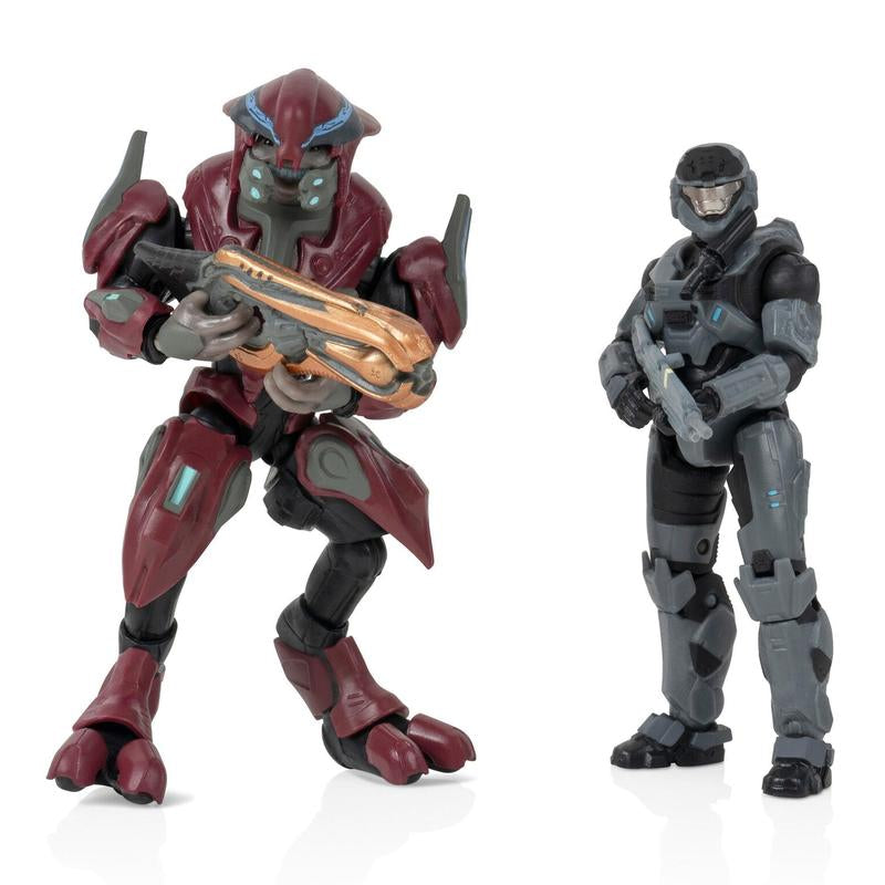 Halo Noble Six and Elite Zealot 2-Pack - Collectible Figures with Unique Design and Features