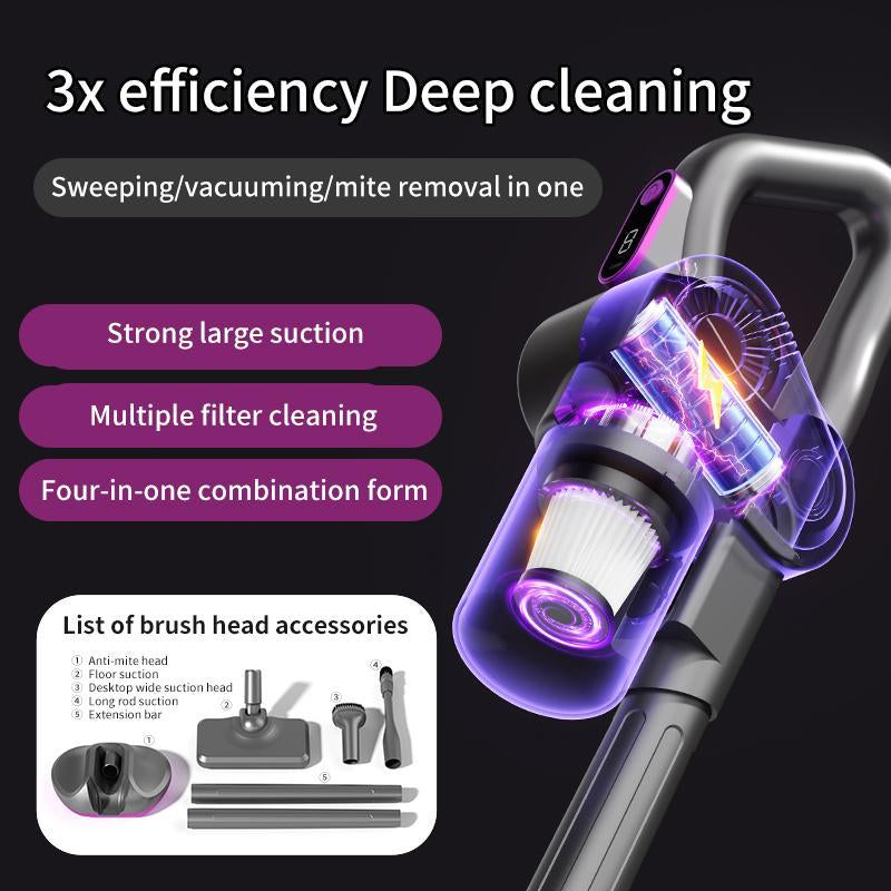 🧹 the Ultimate #Cleantok Dorm Hack! ✨ Lightweight Cordless Stick Vacuum | Powerful Handheld for Carpet, Pet Hair & Hard Floors