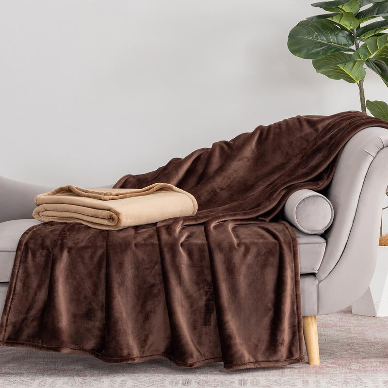 Berkshire S/2 60X70 Velvetsoft Plush Throws with Gift Boxes