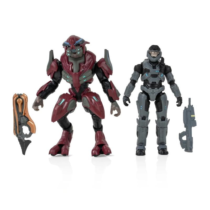 Halo Noble Six and Elite Zealot 2-Pack - Collectible Figures with Unique Design and Features